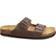 Scholl Julien Coffee brown leather sandal