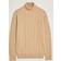 Gant Men Cotton Cable Knit Turtleneck Sweater Beige