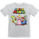 Super Mario Kid's Characters T-Shirt - Mottled Grey