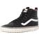 Vans Filmore Hi Leather Trainers Black/Marshmallow