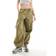 River Island Womens Khaki Parachute Cargo Trousers Khaki 18R