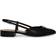 Steve Madden Belinda Ballerina Slingback - Black Leather