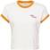 Esprit Cropped Logo T-Shirt - Off White