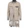 Rick Owens Denim overshirt mineral_fringed