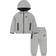 NIKE Toddler Sportswear Tech Fleece Full-Zip Hoodie Set - Dark Grey Heather (76L050-042)