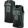 Jordan Men's Boston Celtics Jayson Tatum #0 2020-21 Dri-FIT Statement Swingman Black Jersey