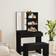 vidaXL 000802805 Black Toiletbord 40x74.5cm