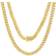 Nuragold Miami Cuban Link Chain Pendant Necklace - Gold