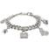 Marc Jacobs The Pave Mini Icon Charm Bracelet - Silver/Transparent