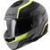 LS2 FF908 Strobe II Monza Helmet - Matt Black/Grey/Yellow