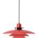 Belid Primus Glossy Red/Matte Black Lampada a Sospensione 43cm