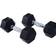 Homcom Hexagonal Rubber Dumbbell Sets 2X5Kg