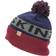 Sealskinz Foulden Bobble Hat - Navy Blue/Red/Grey