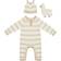 Ickle Bubba Knitted Romper Gift Set - Cream