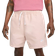 Nike Club Men's Woven Washed Flow Shorts - Pink Oxford/White