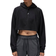 Nike Jordan Sport Women's Cropped Sweatshirt - Black/Stealth