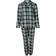 Lady Avenue Cotton Flannel Pyjamas Forrest Checks
