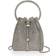 Jimmy Choo Bon Bon Small Crystal Bucket Bag - Silver