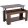 Homcom Modern Lift Top Walnut Coffee Table 50x100cm