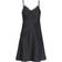 Damella Woven Silk Plain Lace Nightdress Black * Kampagne *