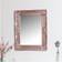 Melody Maison Ornate Rose Gold Wall Mirror 42x52.5cm