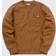 Carhartt WIP Carhartt WIP Mens Relaxed Fit American Script Sweatshirt Colour: HZXX Hamilton Brown Beige