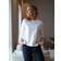 Selected Femme Essential Long Boxy Tee Hvit