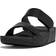 Fitflop Lulu justerbara lädersandaler för kvinnor, Helt svart
