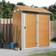vidaXL Abri de Jardin Cabane À Outils avec Poignées Hangar de Terrasse Patio (Surface du bâtiment )