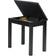 Gator Frameworks GFW-KEYBENCH-WDBKS Deluxe Wooden Piano Bench in Black