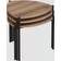 Homitis Leni Walnut Småbord 45x45cm 3stk