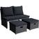 Sunfun Lund Loungeset, Bord inkl. 1 Soffor