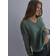 Only Damen Warmer Strickpullover Knitted Basic Stretch Sweater Langarm V-Ausschnitt Shirt ONLCAMILLA, Farben:Grün-2,Größe Damen:XL