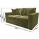 2 Pull Out Olive Green Sofa 165cm 2 Seater