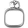 Märta Larsson Billie Ring - Silver/Transparent