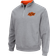 Colosseum Oklahoma State Cowboys Heathered Gray Tortugas Team Logo Quarter-Zip Jacket