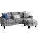 Yeshomy Convertible Sectional Sofa 70.8" 4 Seater