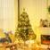 Homcom Artificial with Lights Decoration Green Christmas Tree 180cm