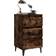 vidaXL 813140 Smoked Oak Bedside Table 35x40cm