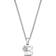 Little Diva Diamonds Sterling Silver Accent Initial Pendant Kids, Girl's, 14, White