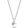 Little Diva Diamonds Sterling Silver Accent Initial Pendant Kids, Girl's, 14, White