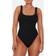 Hunza G Domino Seersucker Swimsuit Black