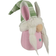 Northlight Gnome Girl with Bunny Ears Green/Pink Easter Decoration 13"