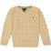 Ralph Lauren Kid's Cable-Knit Polo Pony Sweater - New Camel