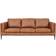 FurnHouse Valencia Cognac Sofa 220cm 3 personers