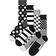 Happy Socks Classic Black & White Gift Set 4-Pack