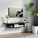 Homcom Wall Mounted Black TV Bench 105x18cm