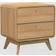 Loft24 Cassie Oak/Oak Bedside Table 39x51cm