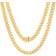 Nuragold Miami Cuban Link Chain Necklace 7.5mm - Gold