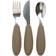 Bibs Cutlery Set Dark Oak